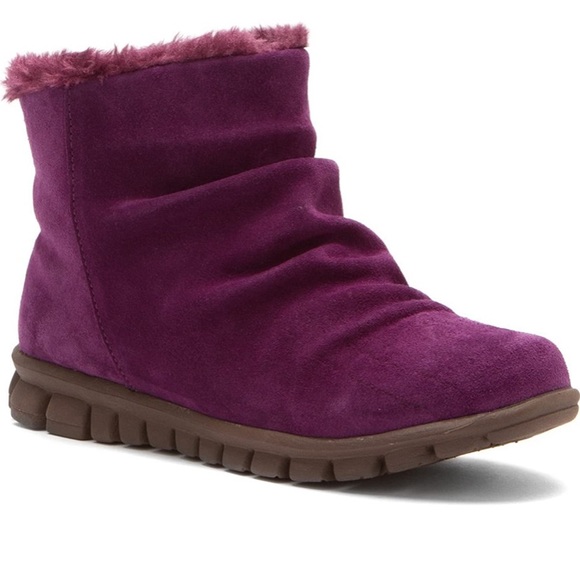 Nosox Purple Suede Boots - Picture 1 of 4